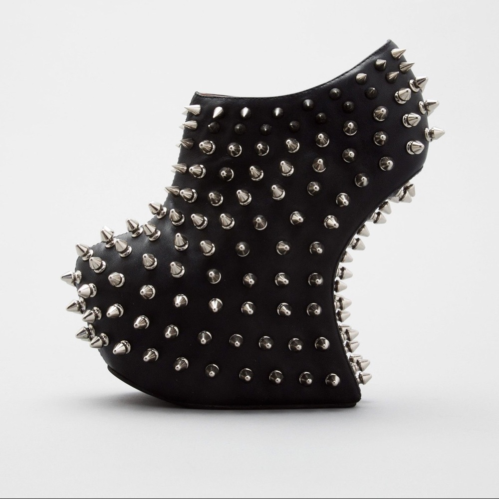 Jeffrey Campbell Shadow Stud Heel-Less Bootie